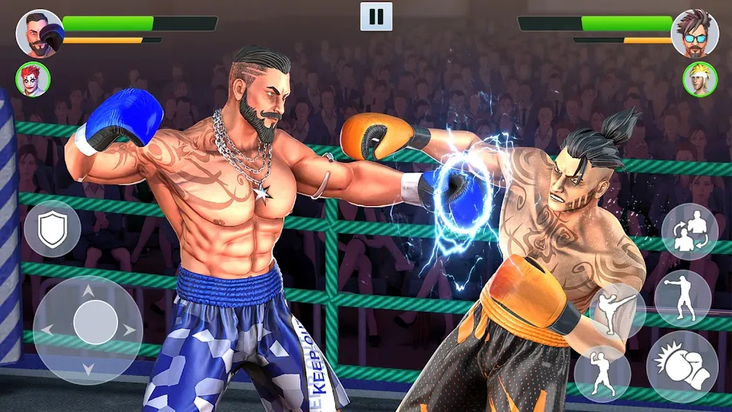 Boxing Heros: Fighting Games (Тэг Боксинг Игры) МОД/Взлом [Много монет, Открытые уровни и Мега MOD] Screenshot 3