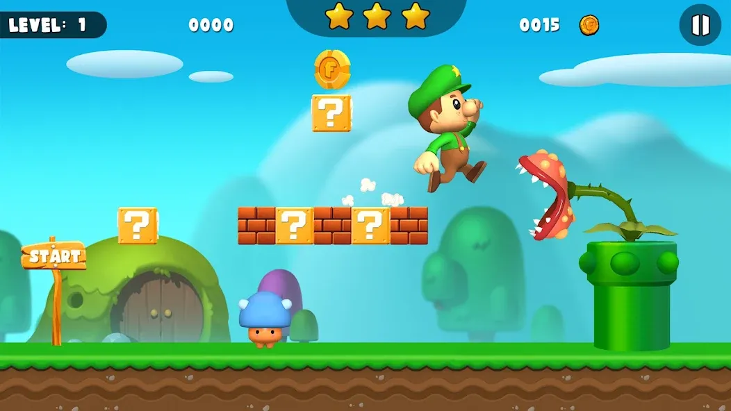 Bob World Adventure 3D МОД/Взлом [Много монет, Открытые уровни и Мега MOD] Screenshot 2