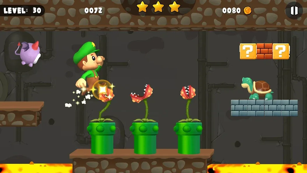 Bob World Adventure 3D МОД/Взлом [Много монет, Открытые уровни и Мега MOD] Screenshot 4