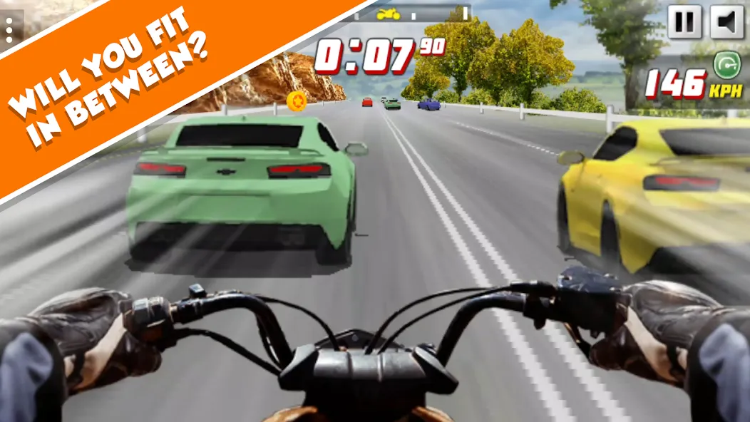 Highway Rider Extreme - 3D Mot (Хайвей Райдер Экстрим) МОД/Взлом [Меню, Бесконечные монеты и Открытые уровни] Screenshot 2