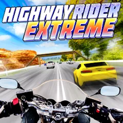 Скачать Highway Rider Extreme - 3D Mot взлом на много денег и без рекламы на телефон