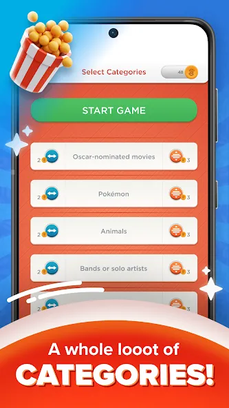 Stop - Categories Word Game МОД/Взлом [Все открыто, Дополнительные деньги и Меню MOD] Screenshot 5
