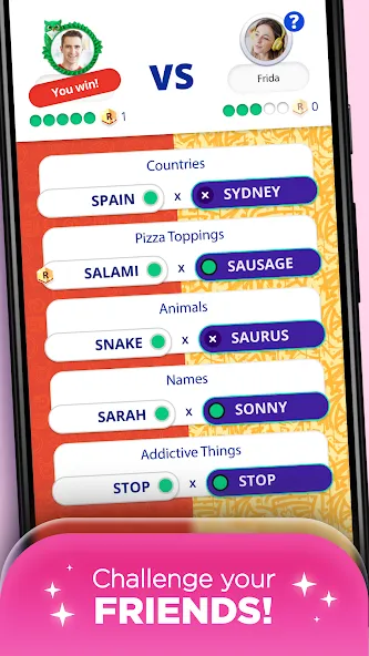 Stop 2 - Word Trivia Game МОД/Взлом [Много денег, Монет и Все открыто] Screenshot 2