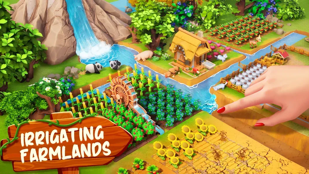 Family Farm Adventure (Семейное фермерское приключение) МОД/Взлом [Все открыто, Дополнительные деньги и Меню MOD] Screenshot 2