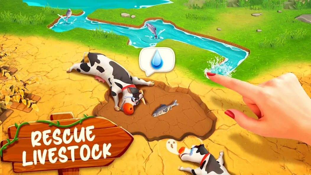 Family Farm Adventure (Семейное фермерское приключение) МОД/Взлом [Все открыто, Дополнительные деньги и Меню MOD] Screenshot 5