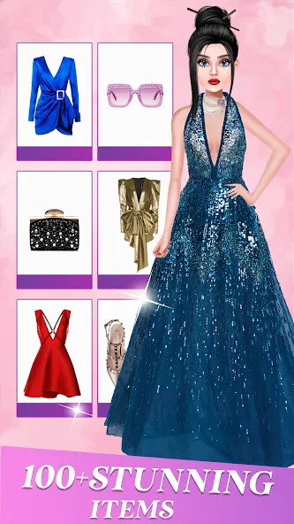 Fashion Show: Dress up Games (Фэшн Шоу) МОД/Взлом [Меню, Бесконечные монеты и Открытые уровни] Screenshot 1
