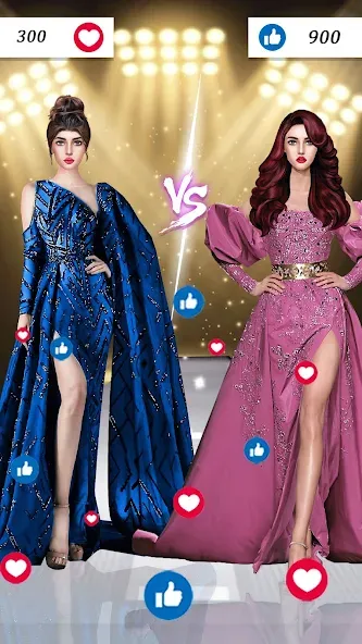Fashion Show: Dress up Games (Фэшн Шоу) МОД/Взлом [Меню, Бесконечные монеты и Открытые уровни] Screenshot 4
