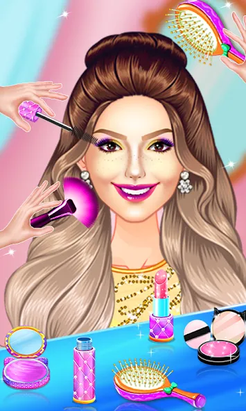 Makeup idol:Doll makeover 2024 (Роял Долл) МОД/Взлом [Бесконечные деньги, Монеты и Мега MOD] Screenshot 2