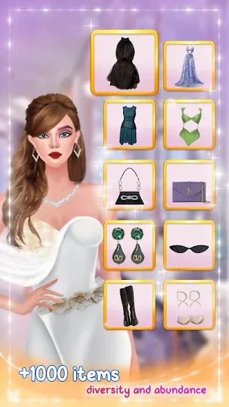 Fashion Stylist: Dress Up Game (Фэшн стилист) МОД/Взлом [Все открыто, Дополнительные деньги и Меню MOD] Screenshot 1
