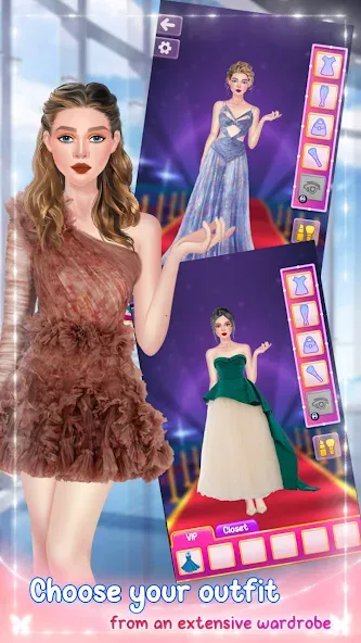Fashion Stylist: Dress Up Game (Фэшн стилист) МОД/Взлом [Все открыто, Дополнительные деньги и Меню MOD] Screenshot 3