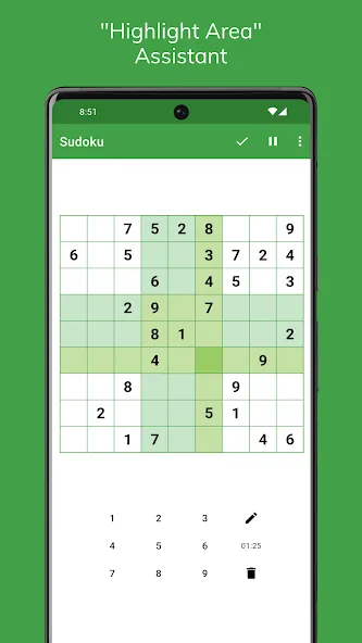 Sudoku МОД/Взлом [Все открыто, Дополнительные деньги и Меню MOD] Screenshot 4