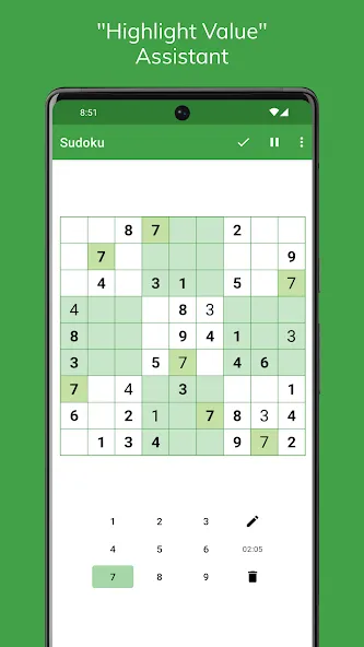 Sudoku МОД/Взлом [Все открыто, Дополнительные деньги и Меню MOD] Screenshot 5