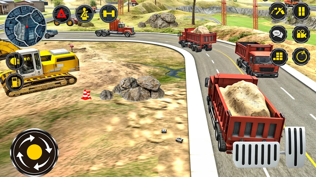 Heavy Excavator Simulator PRO (Хеви Экскавейтор Симулятор ПРО) МОД/Взлом [Все открыто, Дополнительные деньги и Меню MOD] Screenshot 1