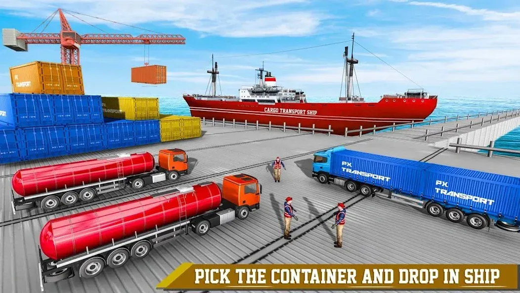 Cargo Transport Truck Driving (Грузовик перевозки грузов) МОД/Взлом [Бесконечные деньги, Монеты и Мега MOD] Screenshot 4