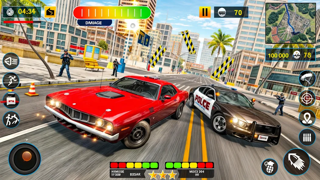 US Police Shooting Crime City МОД/Взлом [Деньги, Монеты и Меню MOD] Screenshot 4