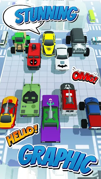 Superhero Car Merge Battle МОД/Взлом [Деньги, Монеты и Меню MOD] Screenshot 4