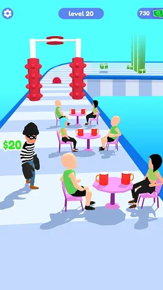 Thief Run Race 3D: Fun Race МОД/Взлом [Много монет, Открытые уровни и Мега MOD] Screenshot 1