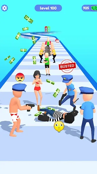 Thief Run Race 3D: Fun Race МОД/Взлом [Много монет, Открытые уровни и Мега MOD] Screenshot 4