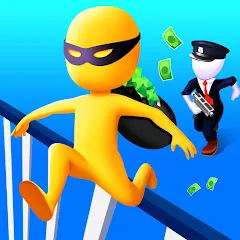 Скачать Взломанная Thief Run Race 3D: Fun Race (Много денег) на Андроид бесплатно