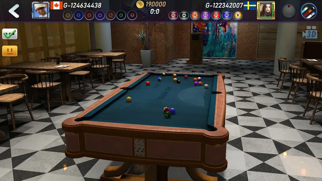 Real Pool 3D 2 (Риал Пул 3Д 2) МОД/Взлом [Все открыто, Дополнительные деньги и Меню MOD] Screenshot 3