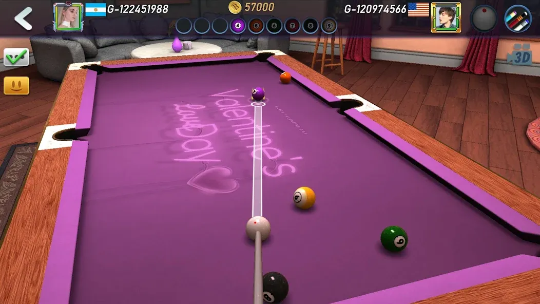Real Pool 3D 2 (Риал Пул 3Д 2) МОД/Взлом [Все открыто, Дополнительные деньги и Меню MOD] Screenshot 4