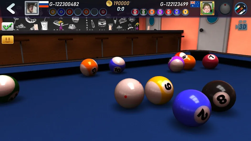 Real Pool 3D 2 (Риал Пул 3Д 2) МОД/Взлом [Все открыто, Дополнительные деньги и Меню MOD] Screenshot 5