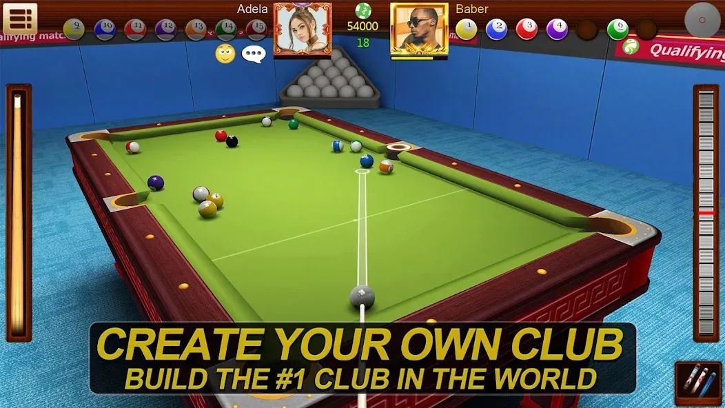 Real Pool 3D Online 8Ball Game (Реал Пул 3Д Онлайн 8Бол Гейм) МОД/Взлом [Все открыто, Дополнительные деньги и Меню MOD] Screenshot 2