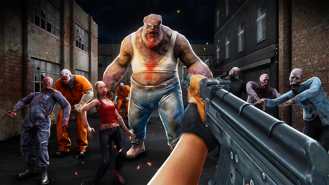 Zombination - FPS Zombie Games (Зомбинация) МОД/Взлом [Деньги, Монеты и Меню MOD] Screenshot 4