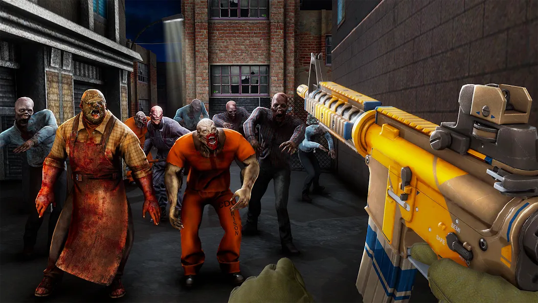 Zombination - FPS Zombie Games (Зомбинация) МОД/Взлом [Деньги, Монеты и Меню MOD] Screenshot 5
