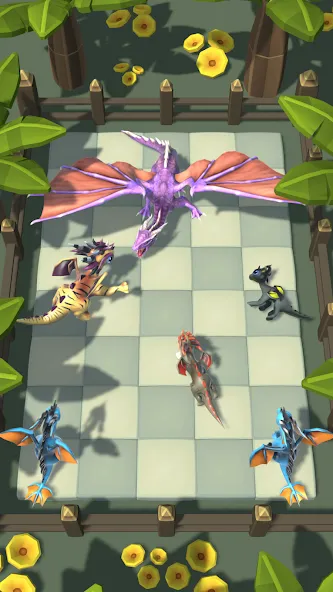 Dragon Fight - Merge Games МОД/Взлом [Много монет, Открытые уровни и Мега MOD] Screenshot 2