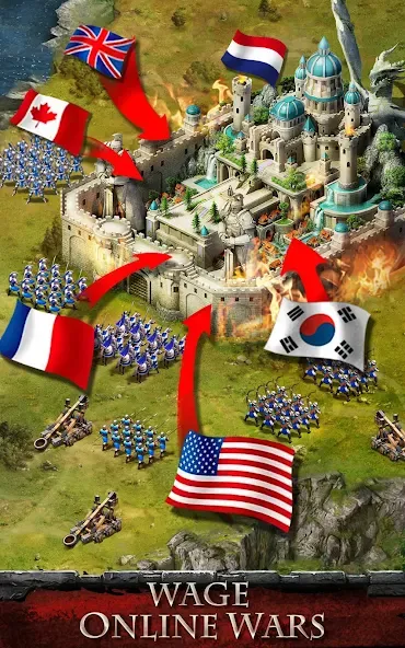 Empire War: Age of hero (Эмпайр Вар) МОД/Взлом [Много монет, Открытые уровни и Мега MOD] Screenshot 4