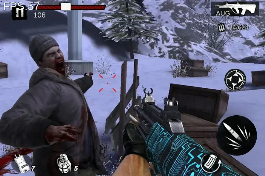 Zombie Frontier 4: Shooting 3D (Зомби Фронт 4) МОД/Взлом [Меню, Бесконечные монеты и Открытые уровни] Screenshot 5