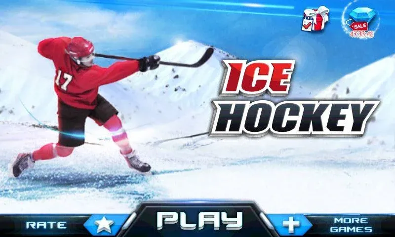 Ice Hockey 3D МОД/Взлом [Меню, Бесконечные монеты и Открытые уровни] Screenshot 2