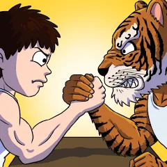 Скачать Arm Wrestling Clicker Взлом (много денег) на Андроид бесплатно