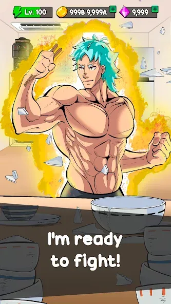 Food Fighter Clicker Games (Фуд Файтер Кликер) МОД/Взлом [Много денег, Монет и Все открыто] Screenshot 5