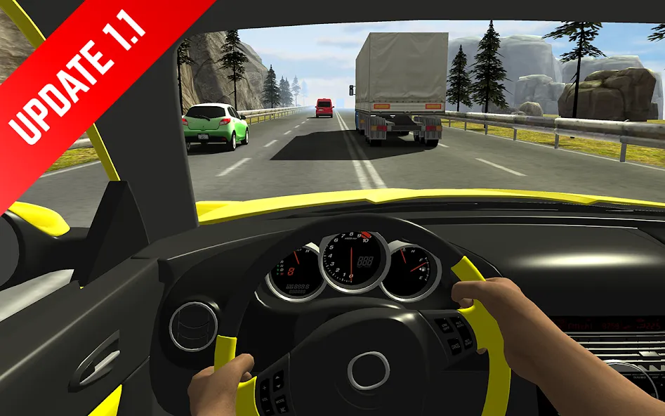 Racing in Car (Рейсинг ин Кар) МОД/Взлом [Все открыто, Дополнительные деньги и Меню MOD] Screenshot 2