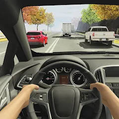 Скачать Racing in Car 2 взлом на много денег для Android бесплатно