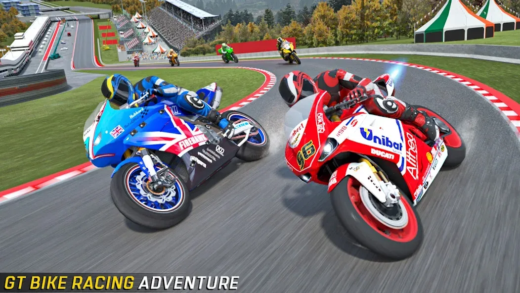 GT Bike Racing: Moto Bike Game МОД/Взлом [Много монет, Открытые уровни и Мега MOD] Screenshot 1