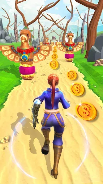 Jungle Run Temple Escape Games МОД/Взлом [Много монет, Открытые уровни и Мега MOD] Screenshot 1
