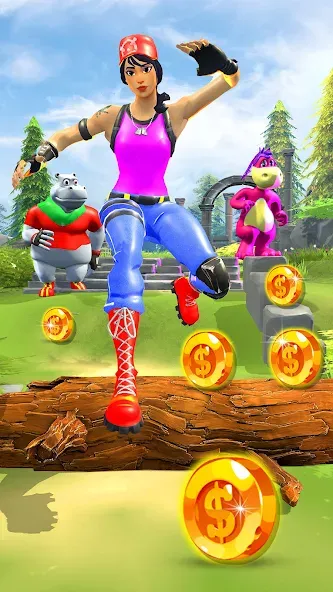 Jungle Run Temple Escape Games МОД/Взлом [Много монет, Открытые уровни и Мега MOD] Screenshot 3