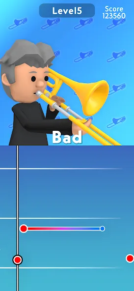 Trombone! МОД/Взлом [Меню, Бесконечные монеты и Открытые уровни] Screenshot 2