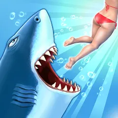 Скачать Hungry Shark Evolution взлом на много денег и алмазов на Андроид бесплатно