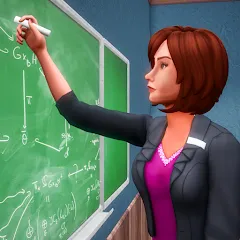 Скачать High School Teacher Simulator Взлом (Все открыто) на Андроид бесплатно
