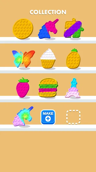 Fidget Toy Maker (Фиджет Той Мейкер) МОД/Взлом [Много денег, Монет и Все открыто] Screenshot 4