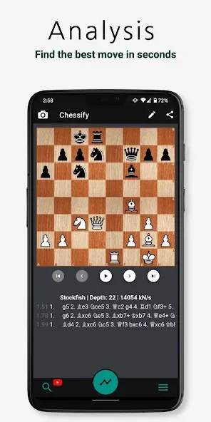 Chessify: Scan & Analyze chess МОД/Взлом [Много денег, Монет и Все открыто] Screenshot 2