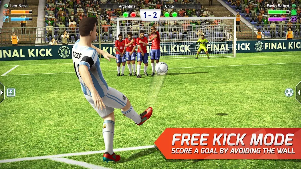 Final Kick: Online Soccer (Финаль кик) МОД/Взлом [Деньги, Монеты и Меню MOD] Screenshot 2