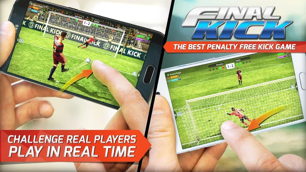 Final Kick: Online Soccer (Финаль кик) МОД/Взлом [Деньги, Монеты и Меню MOD] Screenshot 3