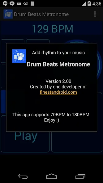 Drum Beats Metronome МОД/Взлом [Все открыто, Дополнительные деньги и Меню MOD] Screenshot 4