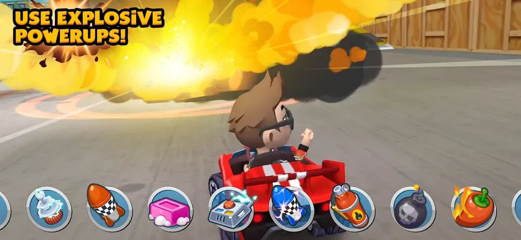 Boom Karts Multiplayer Racing (Бум Картс Мультиплеер Рейсинг) МОД/Взлом [Много денег, Монет и Все открыто] Screenshot 4