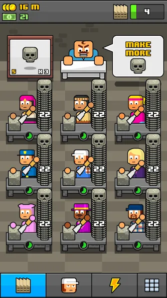 Make More! - Idle Manager МОД/Взлом [Много монет, Открытые уровни и Мега MOD] Screenshot 3